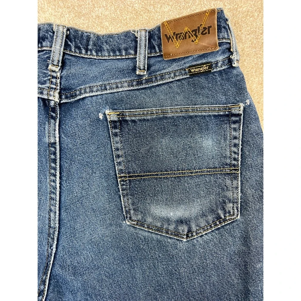 Wrangler Mens Regular Fit Blue‎ Denim Jeans Size 36x30 MGW20DD